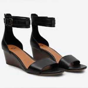 UGG, the Char leather wedges sandales !
